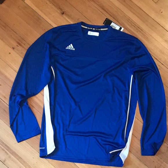 adidas Other - Adidas climacool long sleeve blue size xl